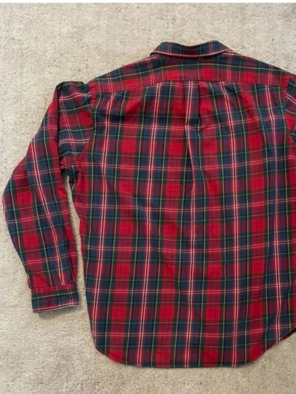 Polo Ralph Lauren Mens Sz XL Whitfield Classic Fit LS Shirt Plaid w/ Pony Preppy